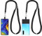 Molain 2pièces 1,5m Universelle Cordons de téléphone avec 2 Durable Patchs pour Tour de Cou Sangle Universelle pour téléphone Portable Sangles réglables en Nylon Compatible avec Tous Les Smartphones