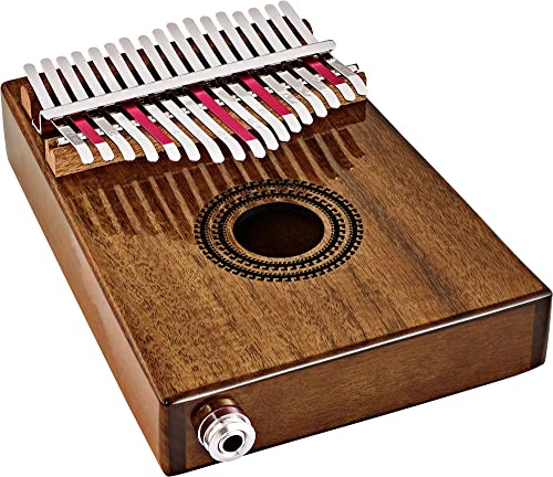 Sonic Energy Pick Up Kalimba – 17 notes in C Major – For Stage, Live, Studio – Acacia Wood – Including Accessories (PKL1707H)