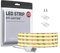 BTF-LIGHTING FCOB COB USB LED Streifen 1m 320LEDs/m Warmweiß LED Strip DC5V RA>90 ohne Dimmer Flexibel hohe Dichte für TV PC Hintergrundbeleuchtung Schlafzimmer DIY Dekoration Inneneinrichtung