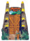 Star Cutouts SC4079 Jurassic Park Eingangsschild Dinosaurier Pappaufsteller - Ideal für Jurassic Park Themenpartys, Geburtstage, Fans & Events