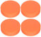 VANZACK Eishockey Pucks, Inline Hockey Puck Street Hockey Puck Spiel Trainings Pucks Gummi-Trainingspucks für Erwachsene und Kinder 4 Stück, Orange