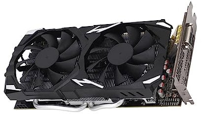 RX 580 Graphics Card, 8GB GDDR5 Graphics Card Computer PC Gaming Video Graphics Card 256bit 16 PCI Express 3.0 2 Cooling Fans, with DisplayPort HDMI DVI(Power supply is rated 500W)