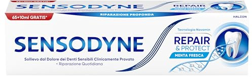 Sensodyne Repair&Protect Zahnpasta für empfindliche Zähne, stärkt und schützt, Geschmack frischer Minze, 75 ml