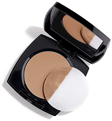 Avon Makelloses, mattierendes, gepresstes Gesicht, mittlere Bräune, formuliert mit Perlglanz-Pigmenten, um den Teint aufzuhellen, 8 g