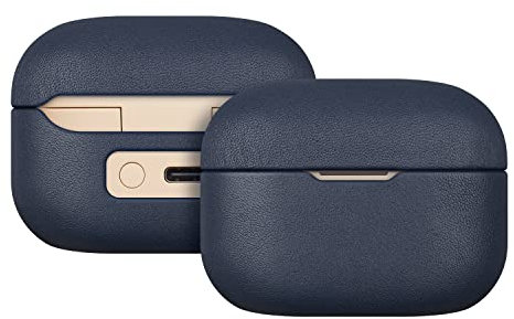 DucKey Leather Case Cover Compatible With Sony LinkBuds S Earphones, Portable Shock Resistant Storage Bag (Color : Blue)