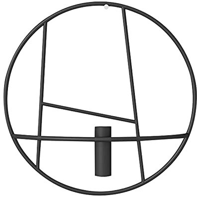 Jardiniere balcon Métal suspendu pot de fleur de fleur géométrique rond rond artisanat monté sur mur Vase Vase Mariage Mariage Home Decor Fête Festival Décoration Cadeaux Pot suspendu plante interieur