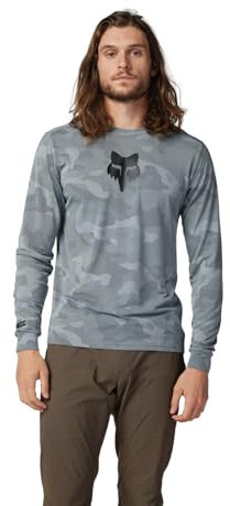 Fox Racing Men's Ranger Tru Dri Long Sleeve Jersey Shirt, Cloud Grey, XX-Large