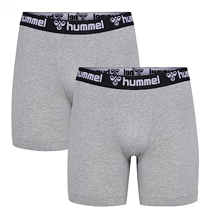 hummel hmlBoxers 2-Pack Grey Melange - 2XL