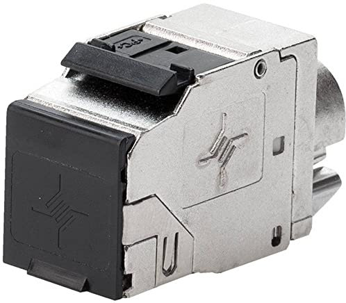 TELEGARTNER 100023211 Stecker RJ45 Cat 8.1 100023211 Buchse Anzahl Pole 8P8C Metall 1 Stück