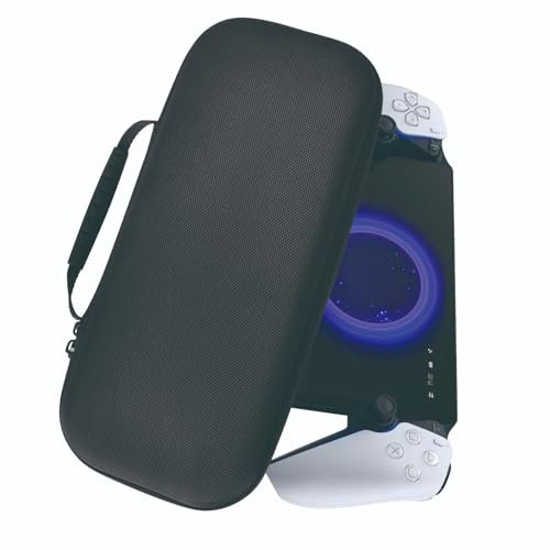 THLMT Storage Case kompatibel für Playstation Portal, Hard Travel Carrying Case Tasche für Gaming-Konsole Portable EVA Shell Pouch Box Schutzhülle Handtasche Sleeve (Case Only) (Stoffe)