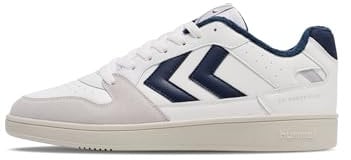 hummel Unisex Schnürsenkel St. Power Erwachsene Sneaker, White Black Iris, 37 EU