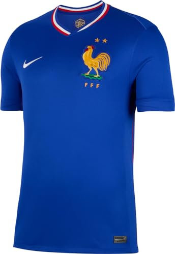 Nike Men's Shirt FFF M NK DF Stad JSY SS HM, Bright Blue/University Red/White, FJ1259-452, M