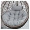 Yahbrra Kissen für Hängesessel Outdoor, Hängekorb Kissen, Ersatzpolster für Hängesessel, Sitzkissen Polster für Hängesessel (Color : Gray, Size : 105size (Diameter: 90cm))