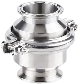 1/2 3/4 1 2 Zoll Sanitär-Tri-Clamp-Rückschlagventil SS304 Rückschlagventil 1 Stück (Size : OD32 x Clamp 50.5)