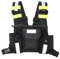 Ukbzxcmws Ceinture pectorale bidirectionnelle pour radio Gilet d'épaule Poche avant Radio Sac de transport réfléchissant pour sac C Pack Réutilisable