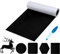 LFBEST Feltro Autoadesivo Rotolo Nero,30 * 220 cm Tessuto in Feltro Fogli Adesivi Feltri Antiscivolo Taglio Libero in Qualsiasi Forma,per Fai per Bambini, Scatole Regalo,Cornici,Sedie e Divani