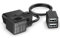 OBD Constant Power Cable for Dash Camera,Compatible with Garmin Dash Cam,OBDII Adapter Cable with dual USB Interfaces,24 Hours Surveillance/Acc Mode with Low Voltage Protection 11.6-36V to 5V 3A