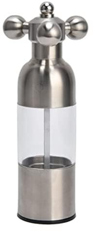 Jgzzmxuq Mörser und Stößel Zur Reinigung der Küchenmühle für das Mahlen Von Kräutern und Gewürzen, Doppelte Struktur Aus Edelstahl, 1 Stück