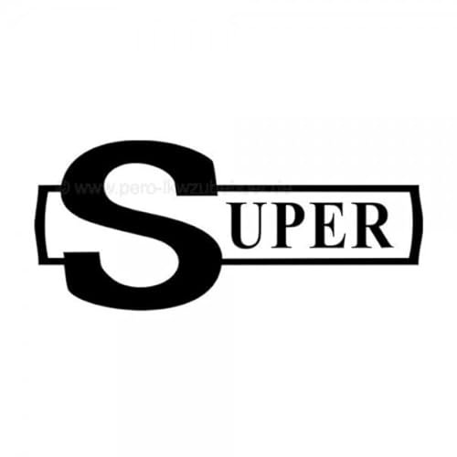 2x Super Dekor Aufkleber für LKW, Auto, Scania, Volvo, Daf, Folienaufkleber (Schwarz)