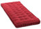 Dickes Bankkissen für 2-/3-Sitzer, Baumwolle, Sofa, Bodensitz, Matratze, Rot, 180 x 40 cm, für Zuhause, Garten, Terrasse, Schaukel, bequem und langlebig, für drinnen und draußen
