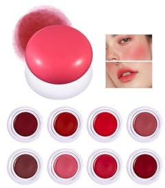 Blurry Pudding Pot for Lip&Cheek Blurry Pudding Pot, Velvet Matte Pudding Pot Lip Clay, Lip and Cheek Blurring Pudding Pot, Soft Mist Multi-Purpose Cream, Conceals Lip Lines (Flushing#2, 1)