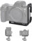 Nitze Staffa Z6 III L per fotocamera Nikon Z6 III, con doppia piastra a sgancio rapido integrata per Arca-Swiss - T-N04A