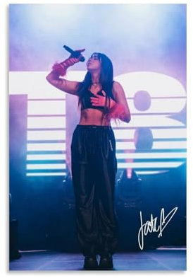 hoxaooi Sänger Tate Mcrae Poster Konzert Signiert Poster Für Zimmer, Ästhetische Leinwand-Wandkunst, Schlafzimmer-Dekor Poster 12x18inch(30x45cm)