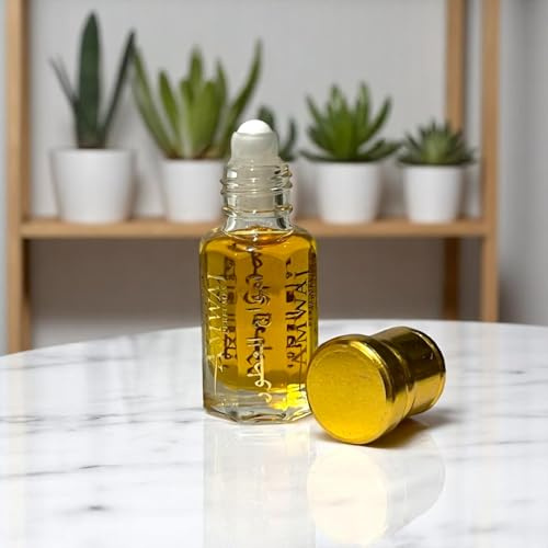 GOLDEN DUST (غولدن داست) Perfume Oil Roll-On | 6ml Concentrated Fragrance | Alcohol-Free, Long Lasting Attar | Unisex Arabian Scent
