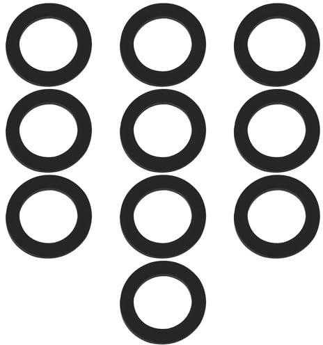 YINETTECH 10 Stück Armaturen Unterlegscheibe 98058000 18 x 12 x 2 mm, kompatibel mit Hansgrohe Badezimmer-Armaturen
