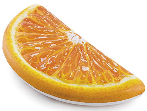 Intex 58763 Luftmatratze aufblasbar Orange Slice 178 x 85 cm