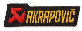 PATCHMANIA AKRAPOVIC Logo 11,2 cm Aufnäher Bügelbild, Patch Embroidered Patches Iron on