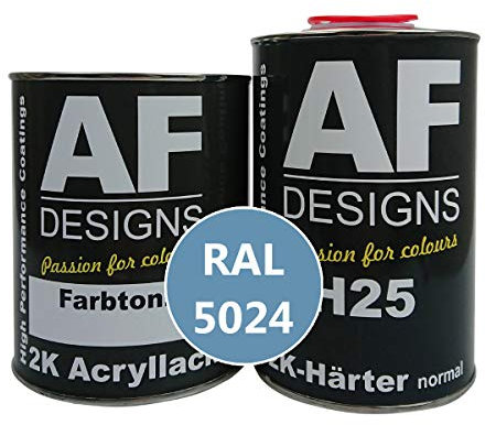 Alex Flittner Designs 2K Acryl-Lack-Set 1,5 kg RAL 5024 PASTELLBLAU