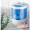 Portable Shoe Washer Machine Small Household Lazy People Brush Shoes Washing Shoes UV Bacteriostasis Washing Machine Mini,Blue