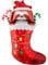 Amscan 4204401 - SuperShape Folienballon Faultier in Weihnachtssocke, 63 x 78 cm, Weihnachtsmann, Elfe, Heliumballon, Party, Dekoration, Xmas, Christmas, Santa Claus