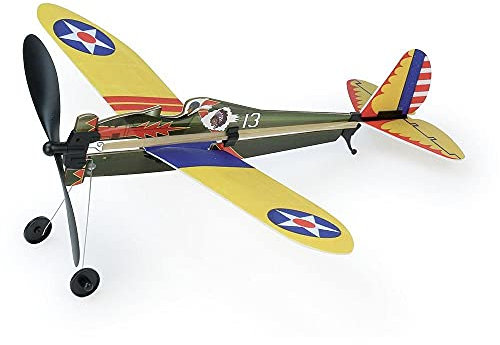 Vilac - Avion à élastique Vert - Autres matières,Plastique - 3211
