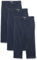 Amazon Essentials Pantaloni Chino Uniform Senza Pence vestibilità Dritta Bambini e Ragazzi, Pacco da 3, Blu Marino, 10 Anni
