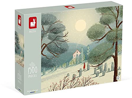 Janod, Puzzle 1500 Teile, Winterwunder, ab 10 Jahren, J02515