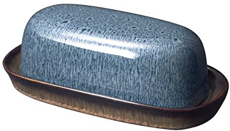 Pfaltzgraff Monroe Beurrier avec couvercle Bleu 20,3 cm