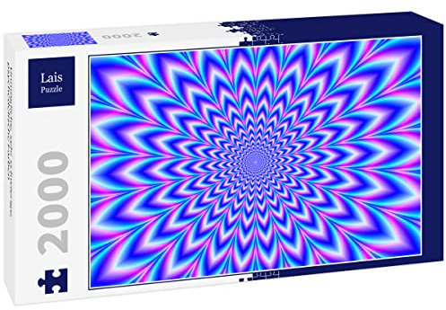 Lais Puzzle Unmögliche, sehr schwierige, psychedelische Farben 2000 Teile