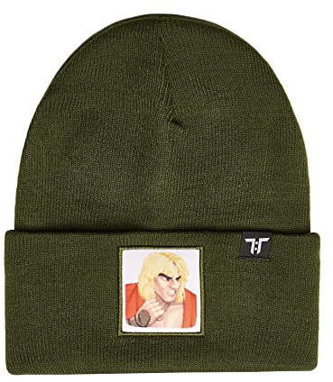 Tokyo Time Street Fighter 2 Beanie-Mütze – Ken, Multicoloured, One size