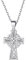 Supcare Kreuz Kette Silber Männer Keltisch Knoten Anhänger mit Kreuz Halskette 925 Silber Damen Kreuzanhänger Christus Kruzifix Kette Kreuz Katholizismus Modeschmuck für Weihnachten