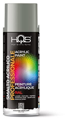 HQS Bombe de peinture acrylique, couleurs Ral (Ral 7030 - Gris bleu)