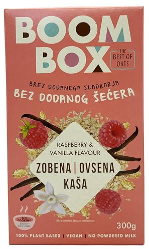 BOOM BOX Haferflocken – gesunde Frühstücksauswahl (Vanilla - 300g)