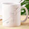Transparent Gift Taza Personalizada Manos Unidas con Nombres para Parejas. Tazas Personalizadas para Desayuno. Regalos Originales para Hombre y Mujer. Regalos San Valentín, Aniversario y Novios