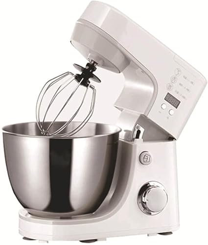 MNBVH Robot da Cucina Elettrico, Sbattitore Elettrico da Cucina A 8 velocità, Frusta per Uova, Gancio per Impastare, Frusta Piatta per Dolci, Burro, Torte E Biscotti