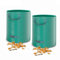 Gartensack Gartenabfallsack 272L 2x Laubsack Stabil selbststehend UV-Beständig Wasserdicht aus robuste Polypropylen-Gewebe (PP) 150g/m² 390g