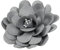 MYMERCERIE Broche Fleur 8,5cm Gris