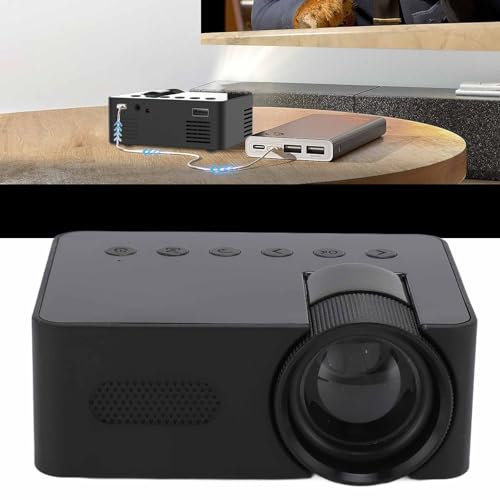 Mini Portable Projector for Home Theater, HD 1080P Full HD Video Projector, Compact & Lightweight for Indoor Outdoor Use