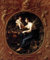 PTLYE Ölgemälde Wand Bild Auf Leinwand Leinwand Kunst Die lektion der nachtigall von philipp otto runge Leinwandbilder Bild für Wanddekoration 60x90cm