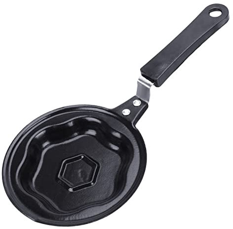 NSTVVEE Pentola per Colazione Uovo Friggere Pentola Stampo per Uova Padella Girare Frittata Stampo Padella Pancake Maker Attrezzi da Cucina Mini Wok (2)